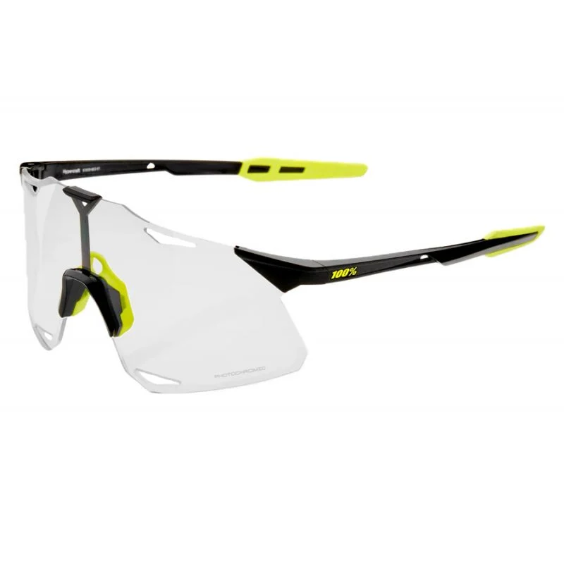 100% Hypercraft Sunglasses Gloss Black Photochromic Lens