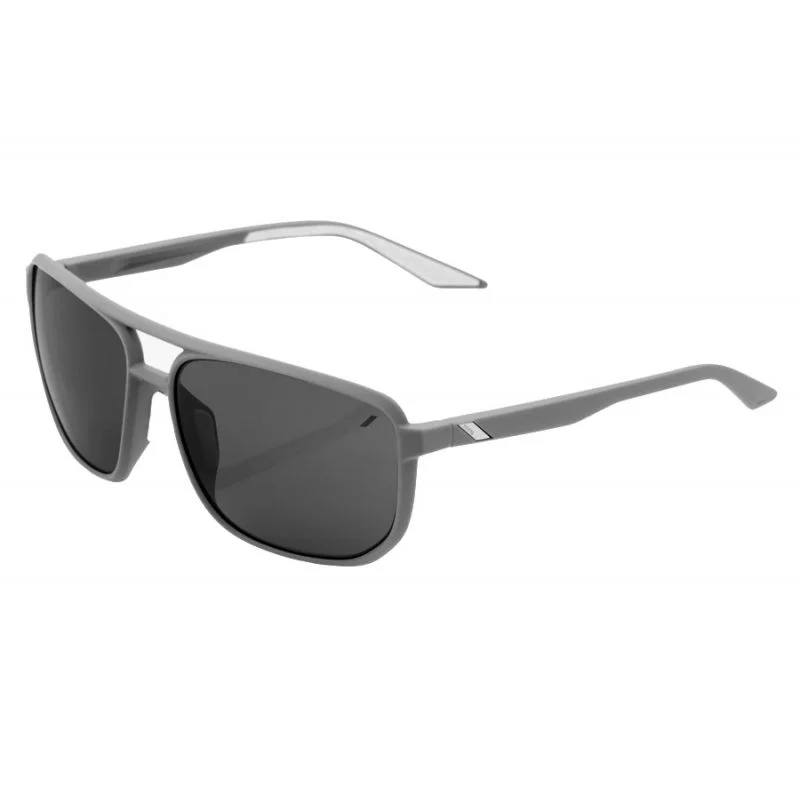 100% Konnor Sunglasses Soft Tact Dark Haze Smok Lens