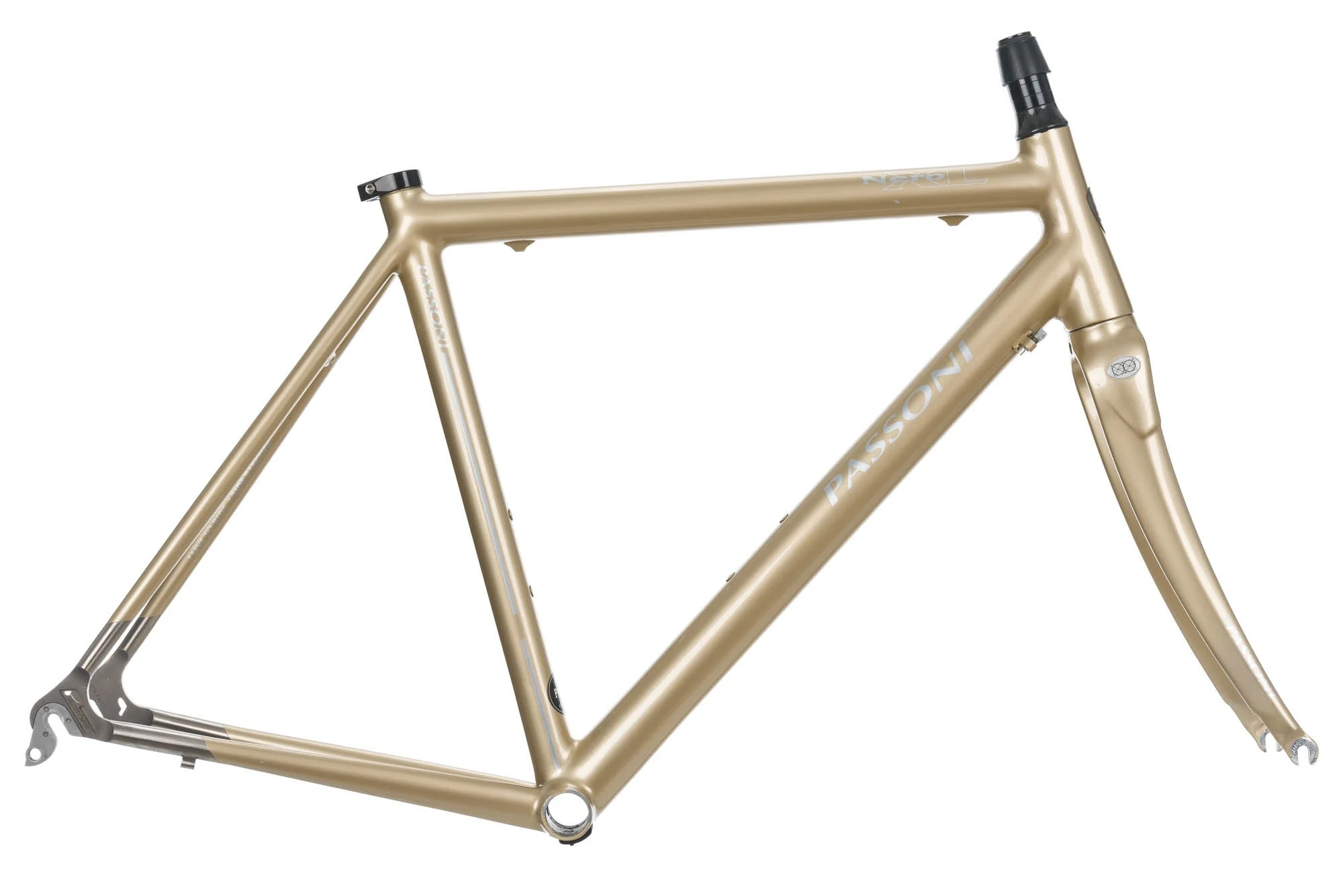 2012 Passoni Nero XL Road Bike Frame Set 53cm MEDIUM Carbon Titanium