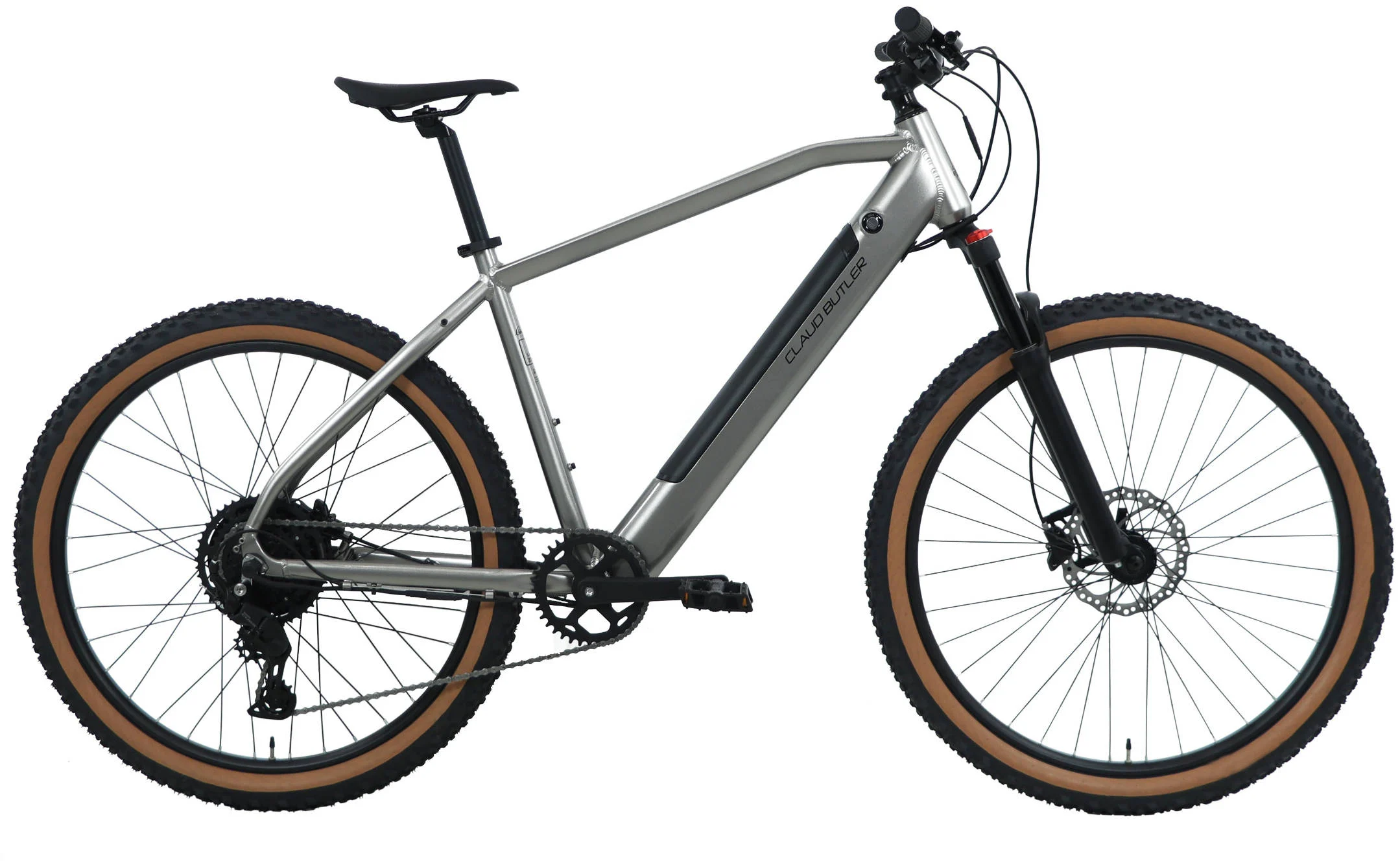 2025 Claud Butler Ridge 2.0 Electric Hardtail Mountain Bike In Light Grey
