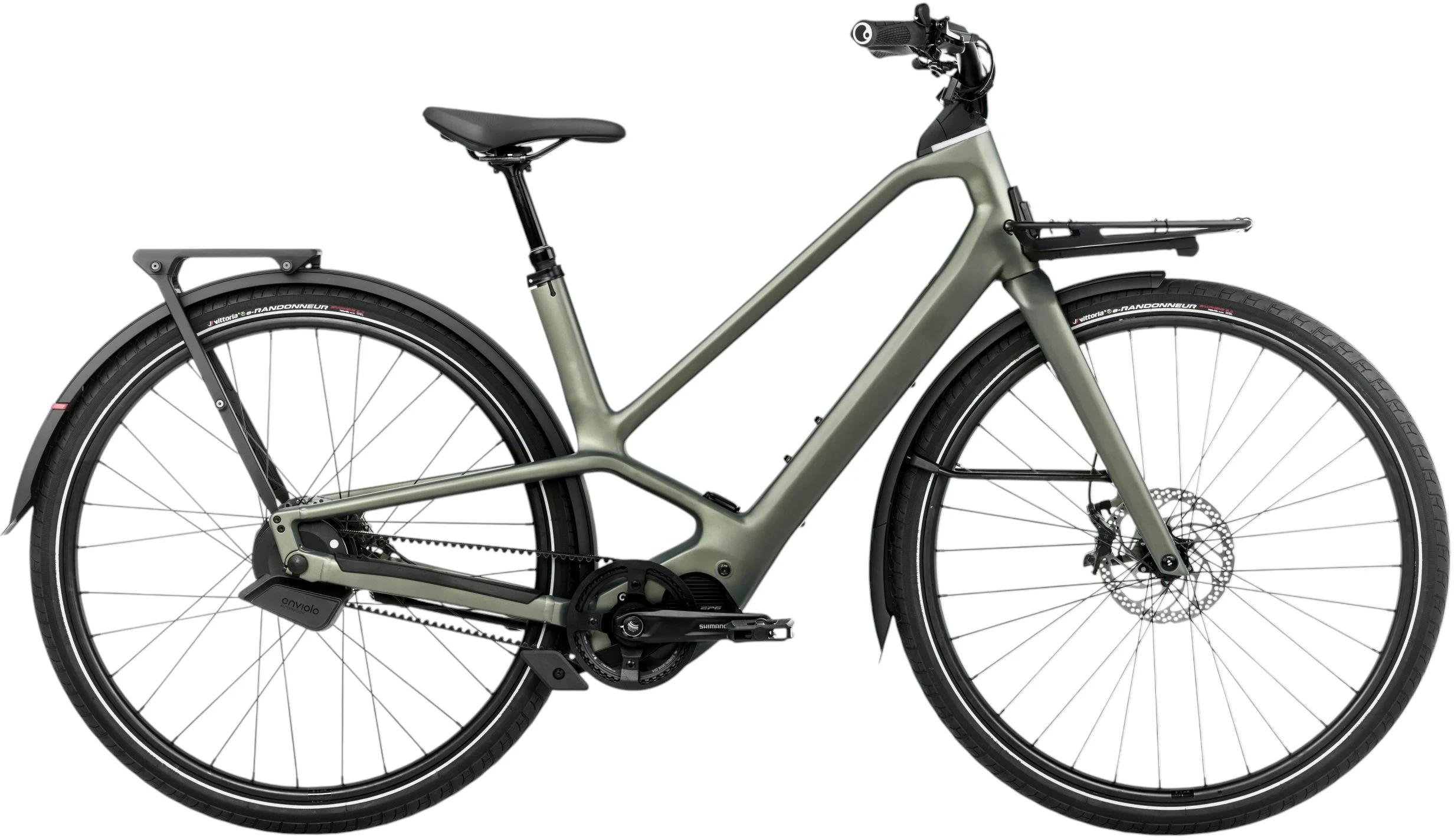 2025 Orbea DIEM 10 Electric Bike With Belt Drive & Hub Gears In Spaceship Green Matt