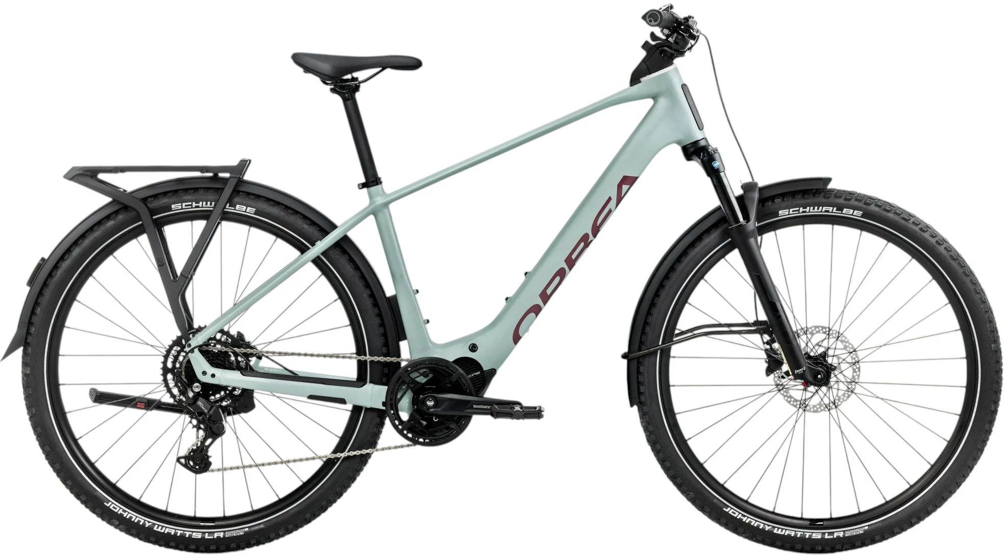 2025 Orbea Kemen Adv 30 Electric Hardtail Mountain Bike In Blue Stone Matt & Burgundy Gloss