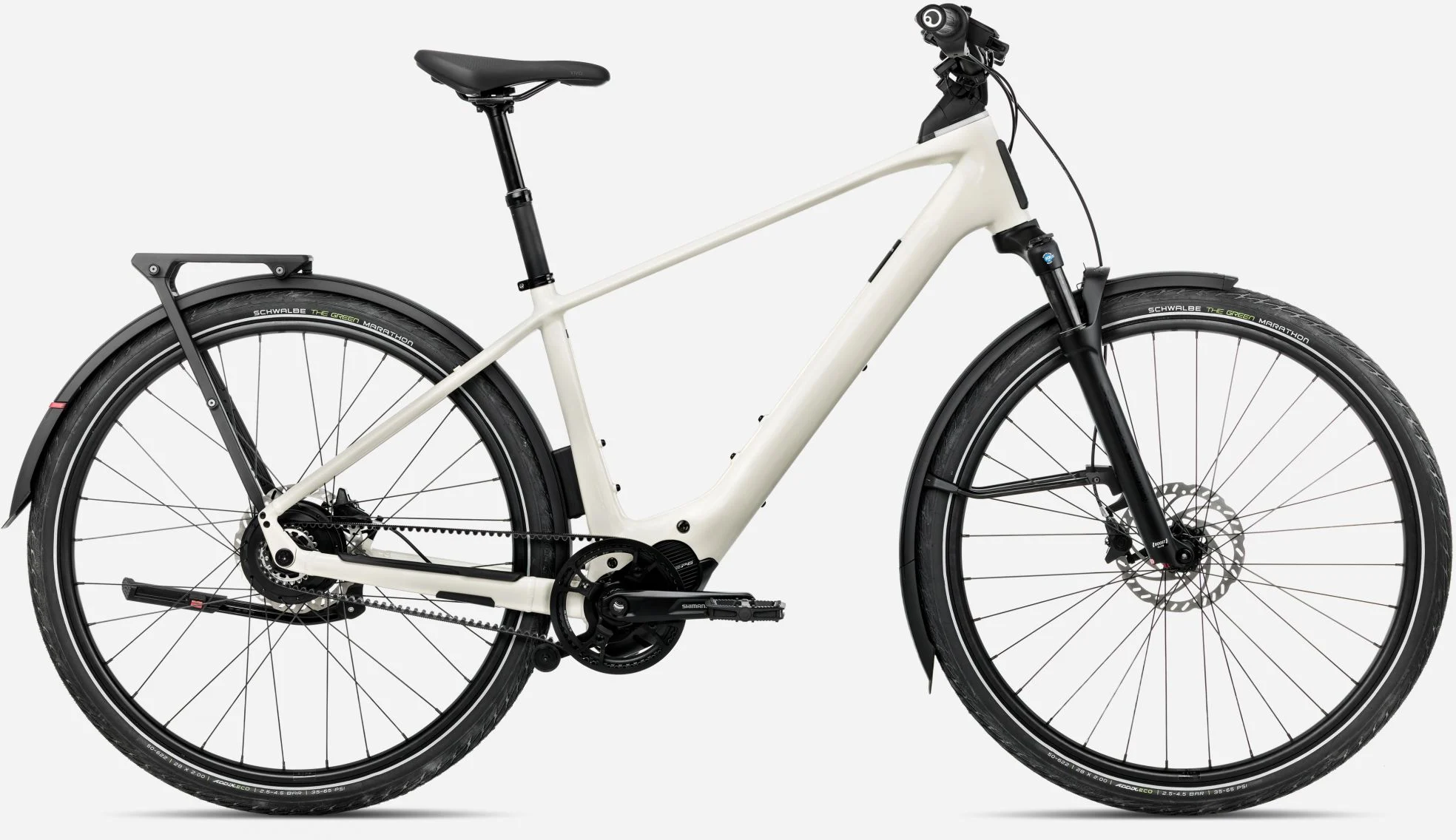 2025 Orbea Kemen Tour 10 Electric Bike With Belt Drive In Ivory White