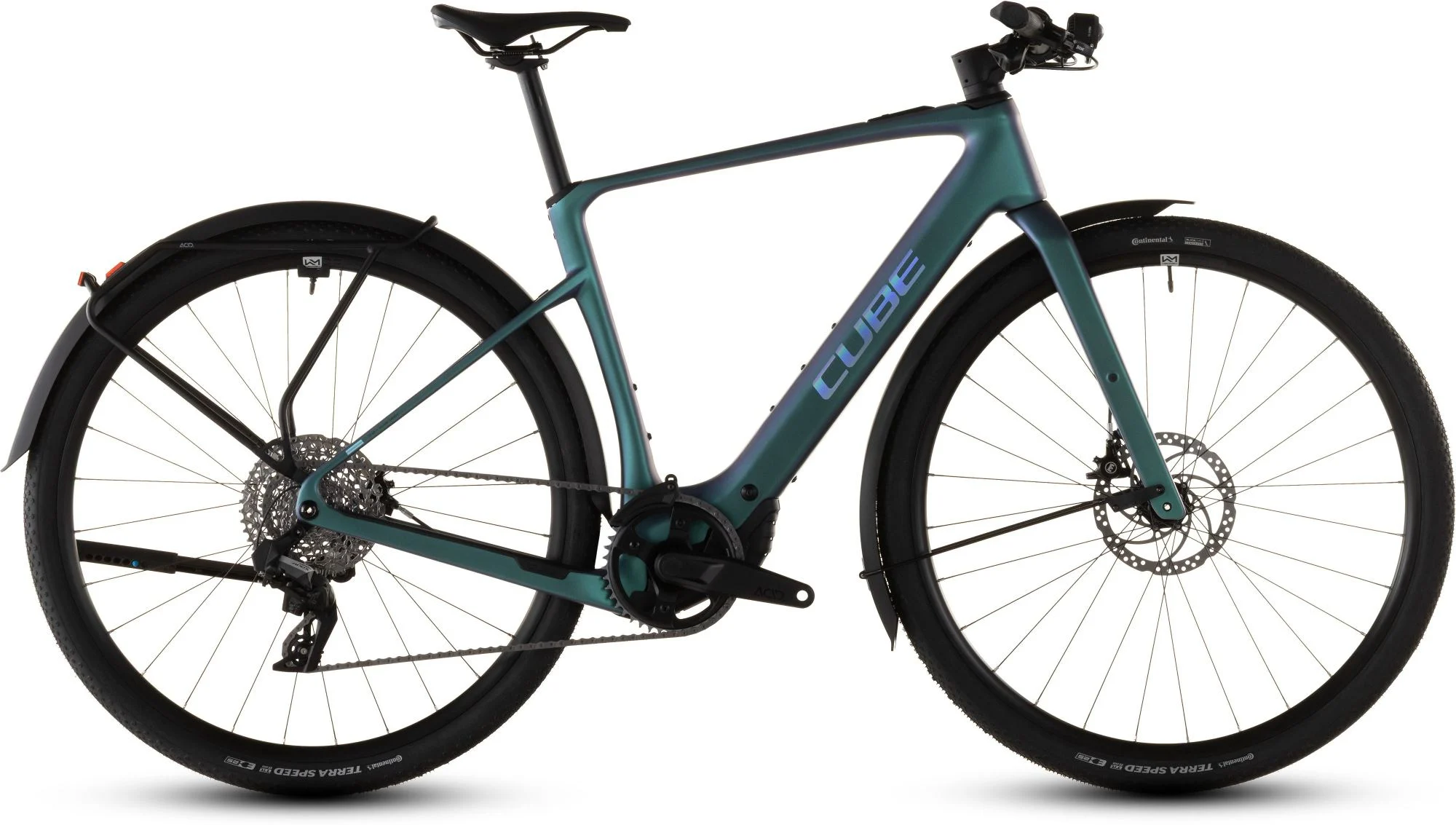 2026 Cube Nulane Hybrid C:62 SLX 400X FE Electric Road / Gravel Bike In Polar Light & Prism