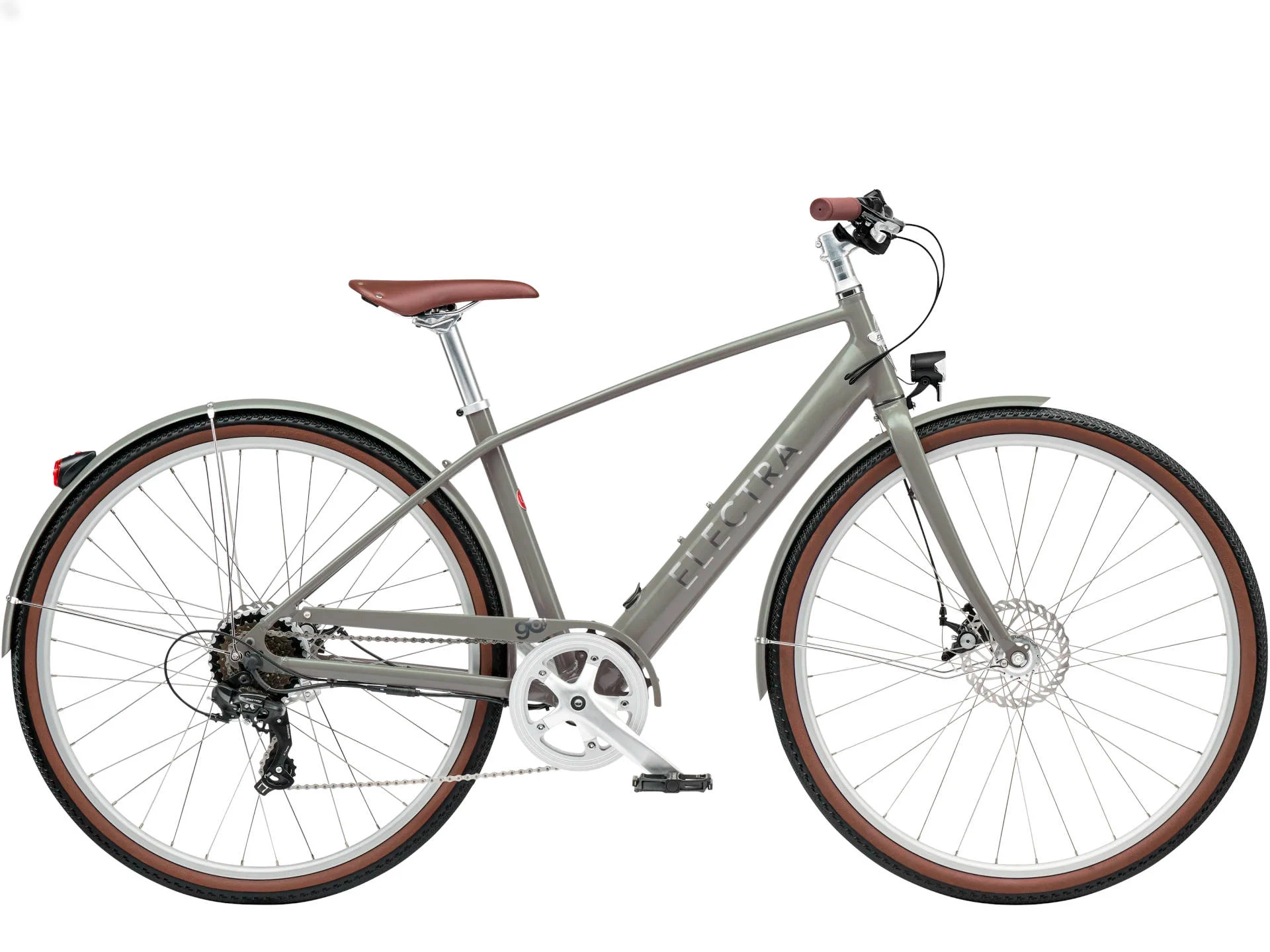 2026 Electra Loft Go! 7D EQ Step-Over Hub Motor Electric Bike In Harbor Grey