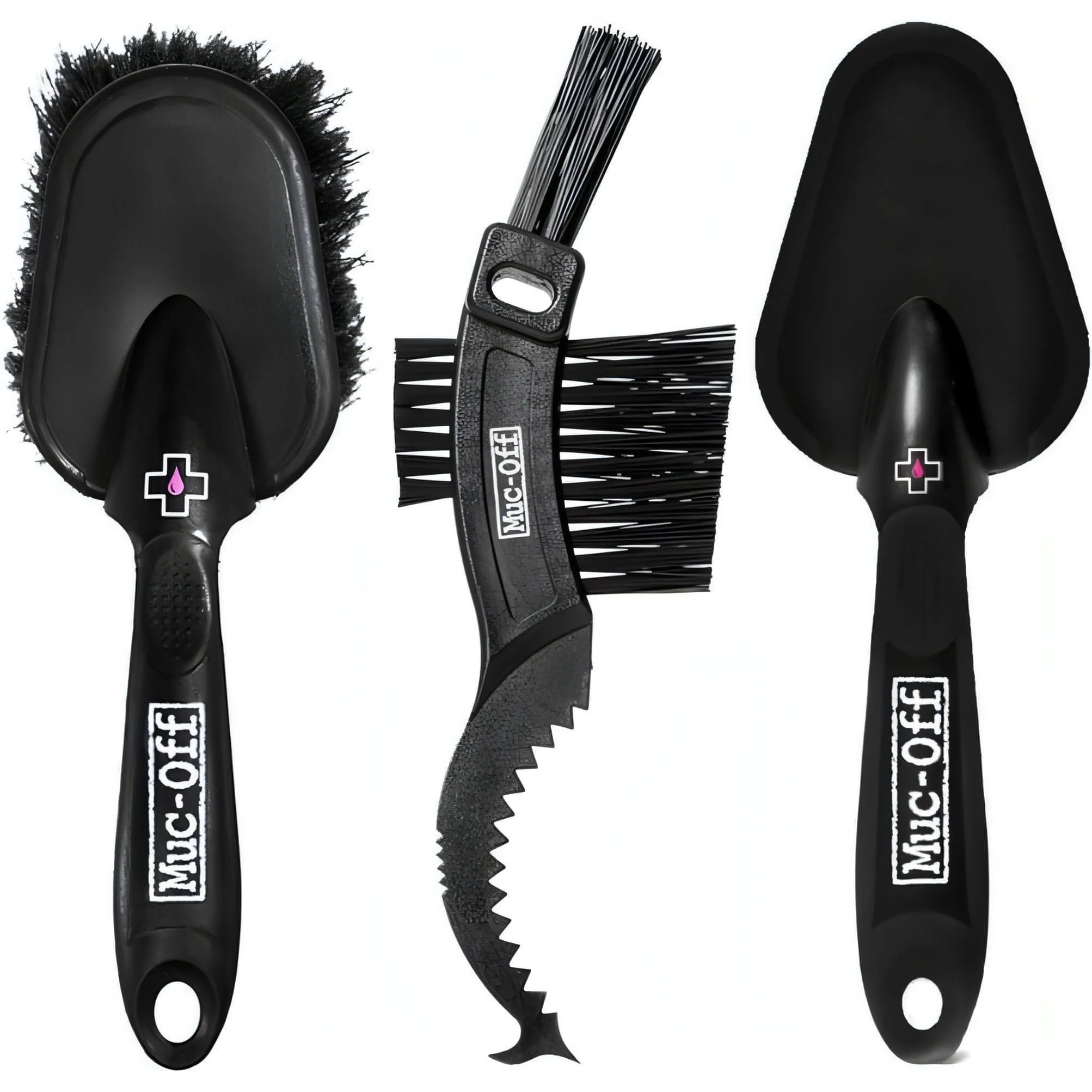 3 Piece Premium Bike Cleaning Brush Set