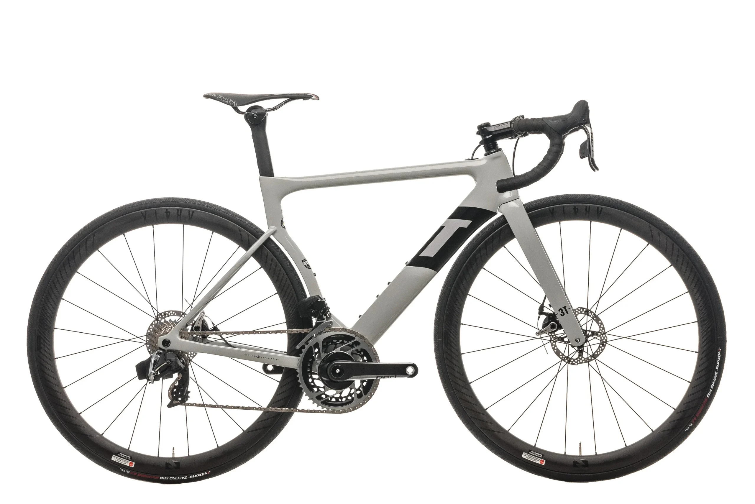 3T Strada Due Team Red AXS eTap Road Bike - 2020, Small