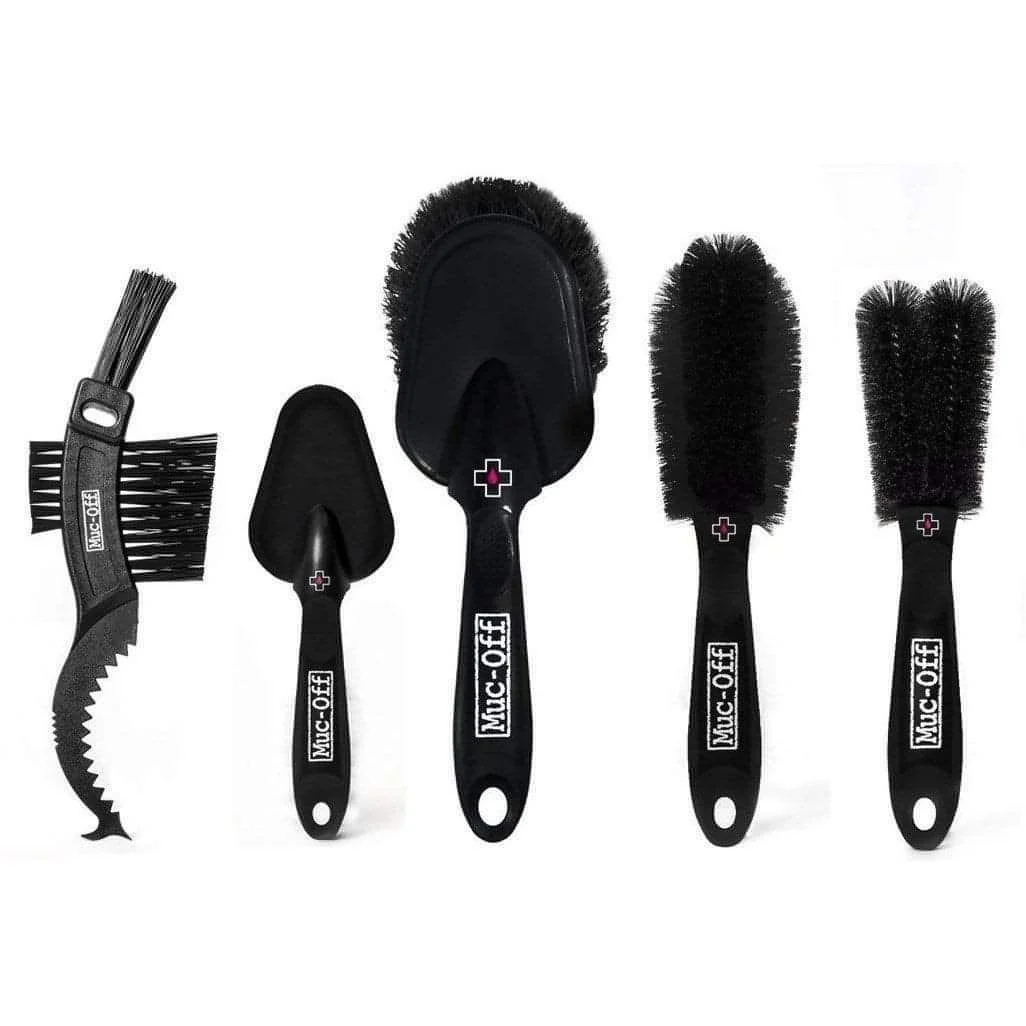 5 Piece Premium Bike Cleaning Brush Set