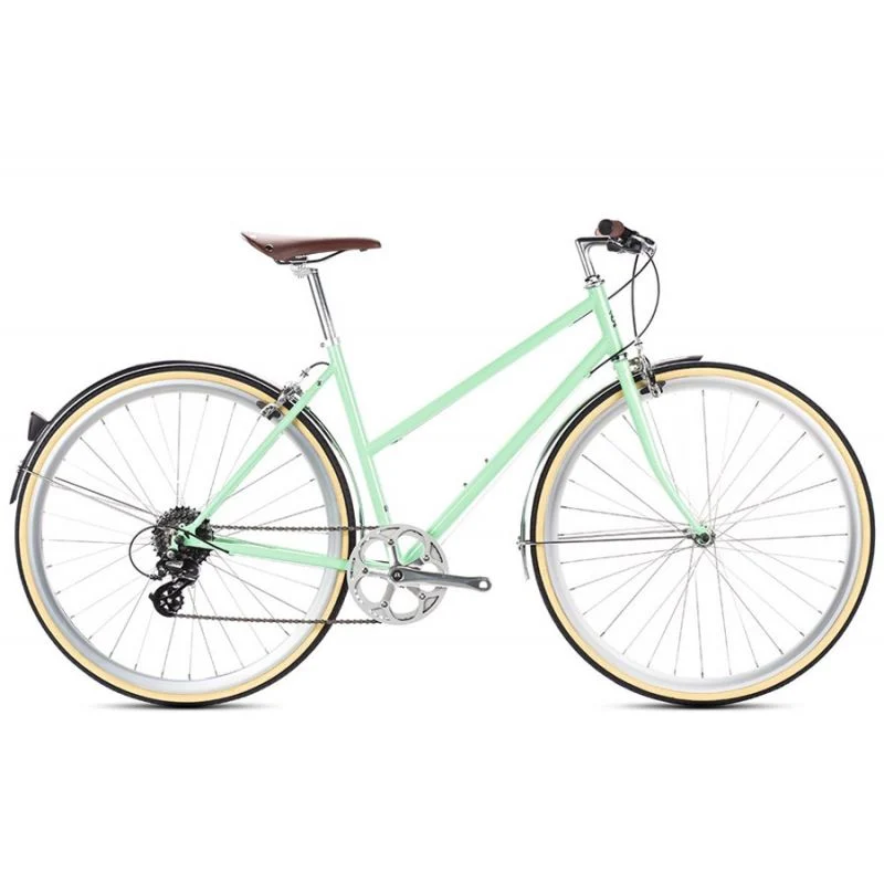 6KU Odessa 8-speed City Bike - Elysian Green
