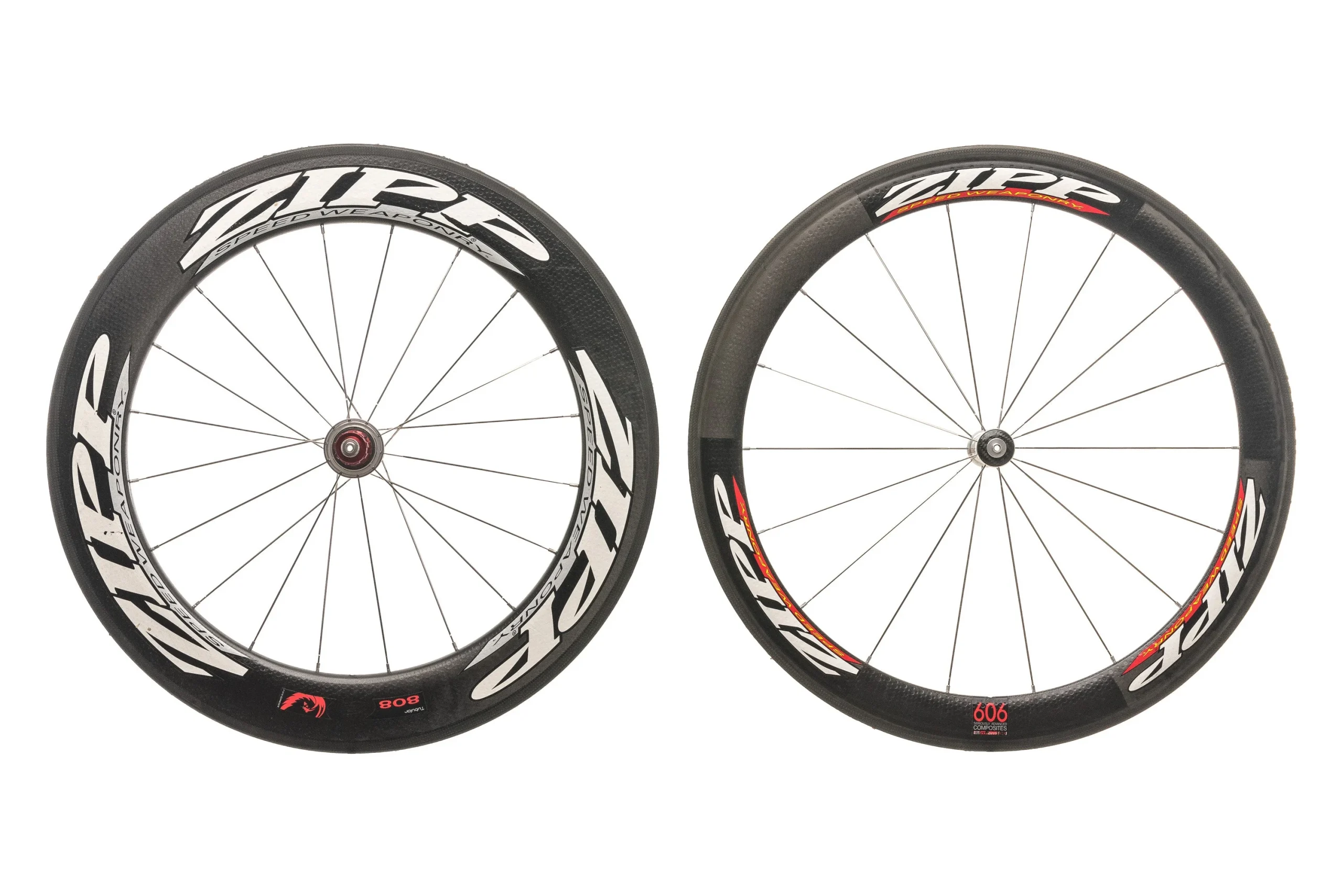 Zipp Speed Weaponry 606/808 Carbon Tubular 700c Wheelset