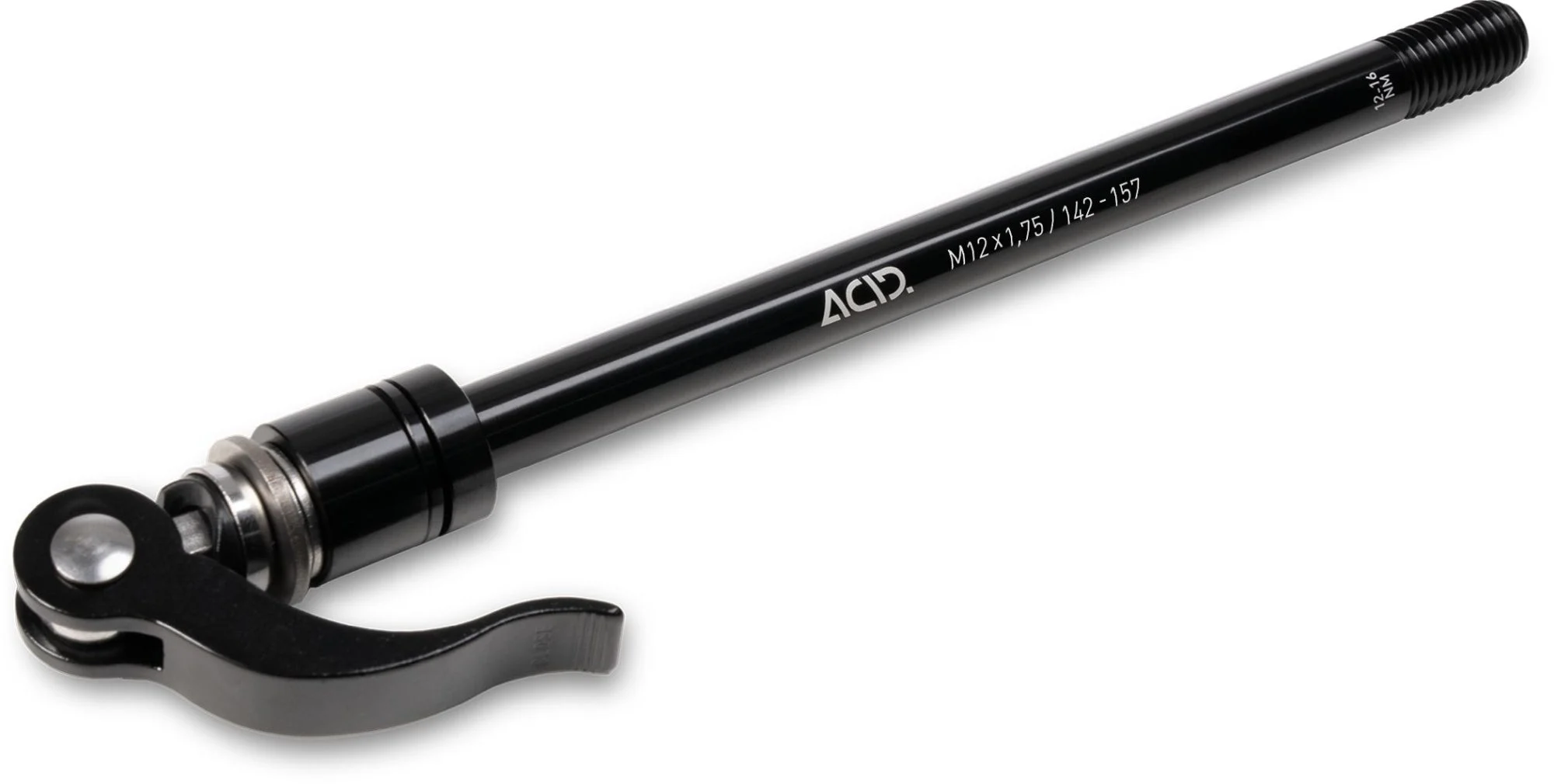 ACID THRU AXLE M12X1.75 142-157 MM FOR BIKE TRAILER BLACK