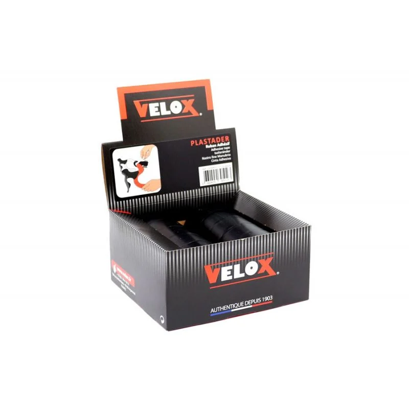 Adhesive tape for handlebar tape Velox Plastader 101 10 pcs - Black