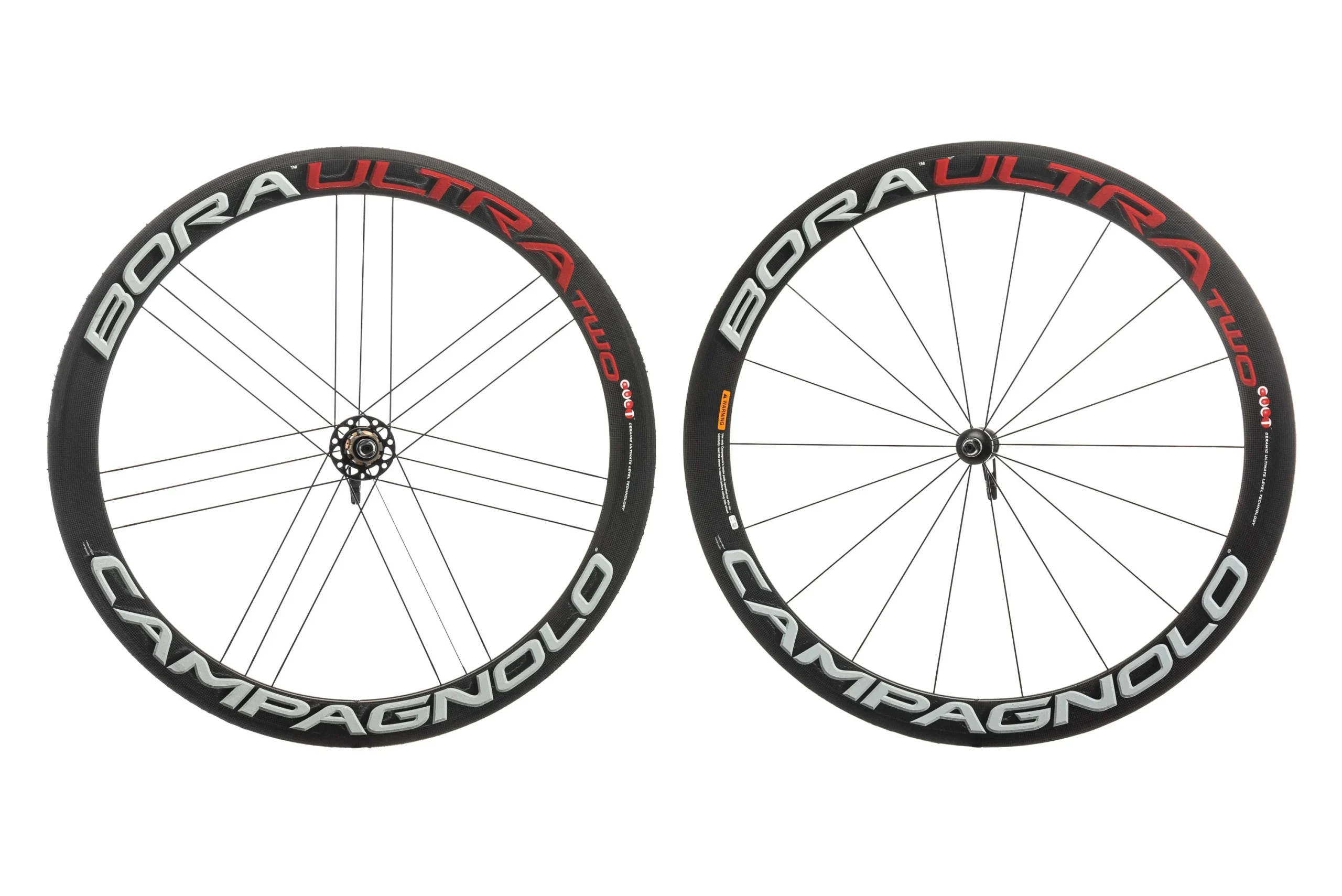 Campagnolo Bora Ultra Two Road Bike Wheelset 700c Carbon Tubular Campagnolo 11 Speed