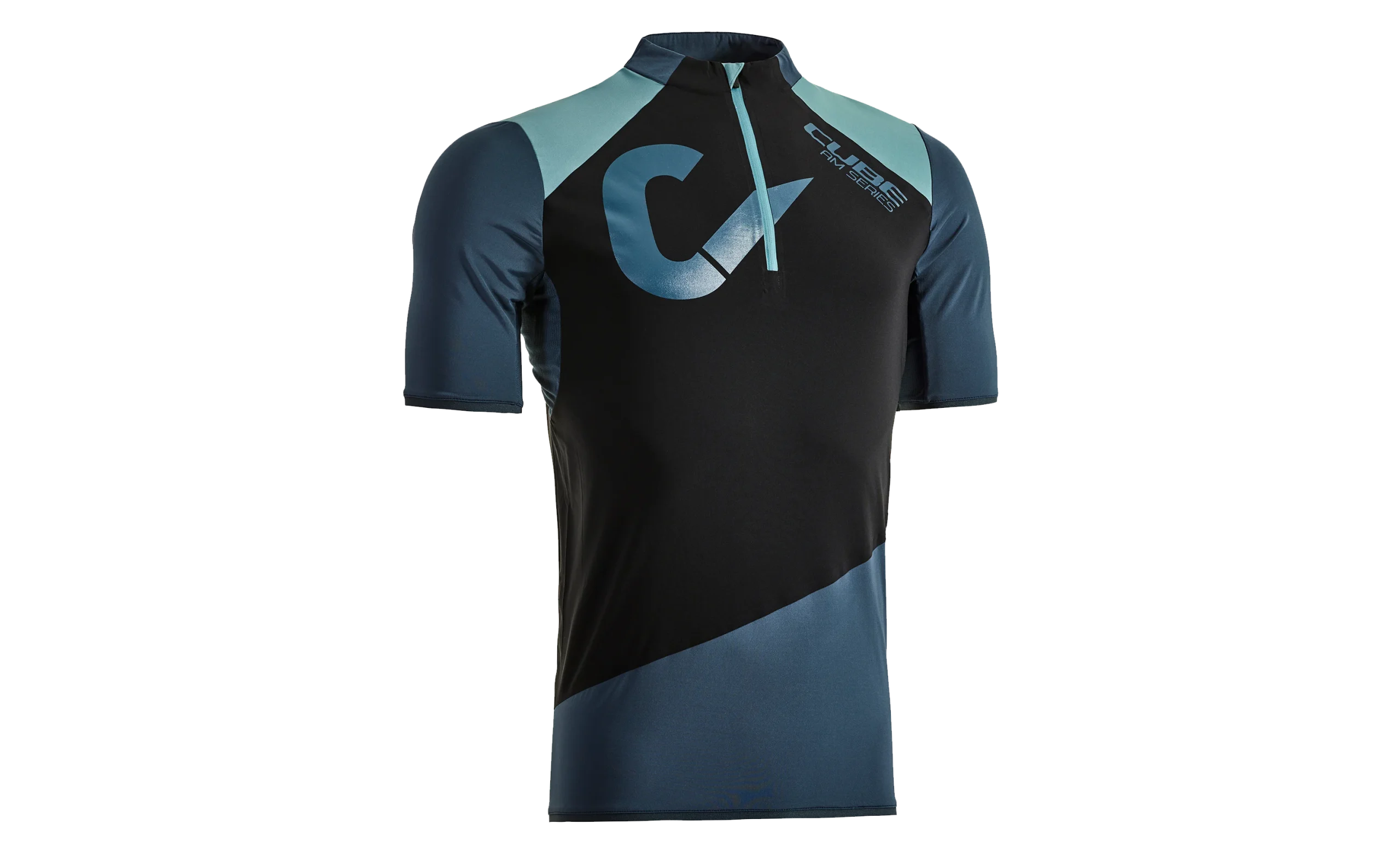 CUBE Am Jersey S/S Black/Grey