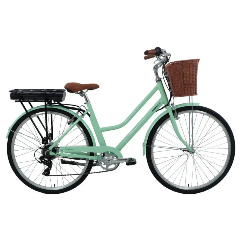 Dawes Elegance Low Step Electric Hybrid Bike 250W Mint Green