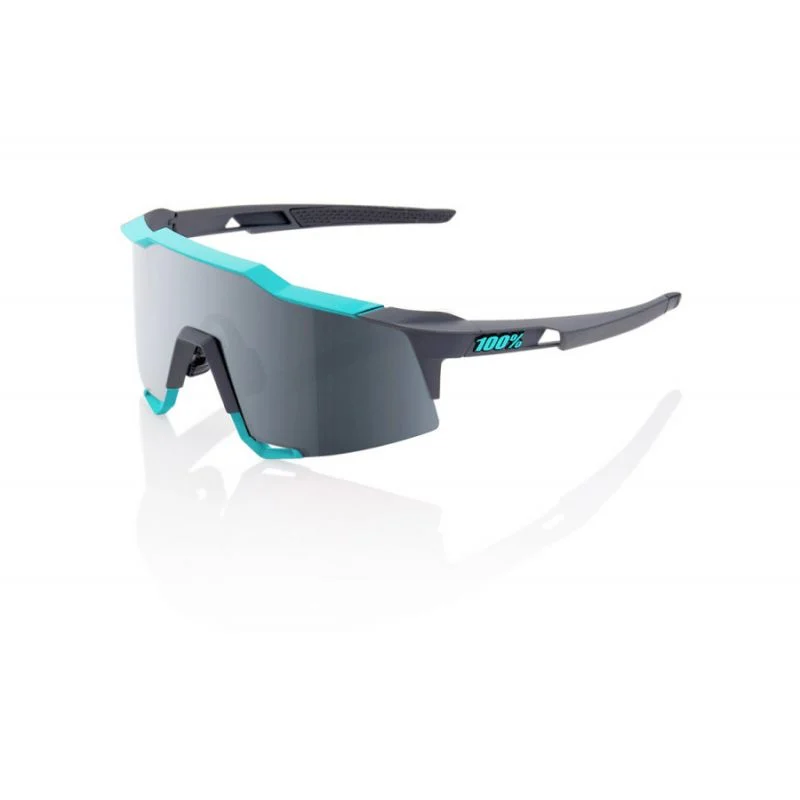 Glasses 100% Speedcraft LL Soft Tact - Turquoise/Grey/Black