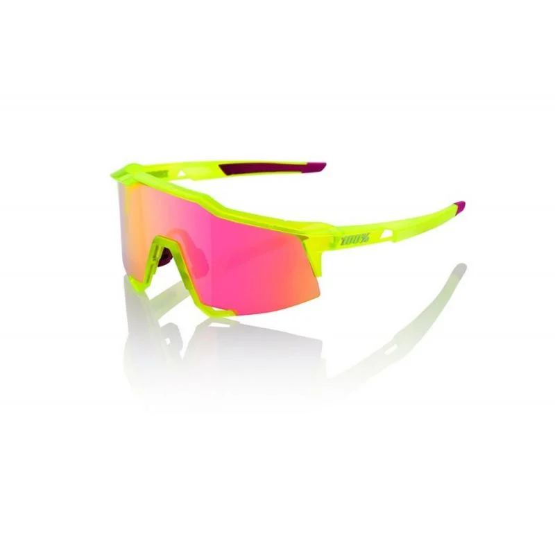 Glasses 100% Speedcraft SL - Neon Yellow/Pink