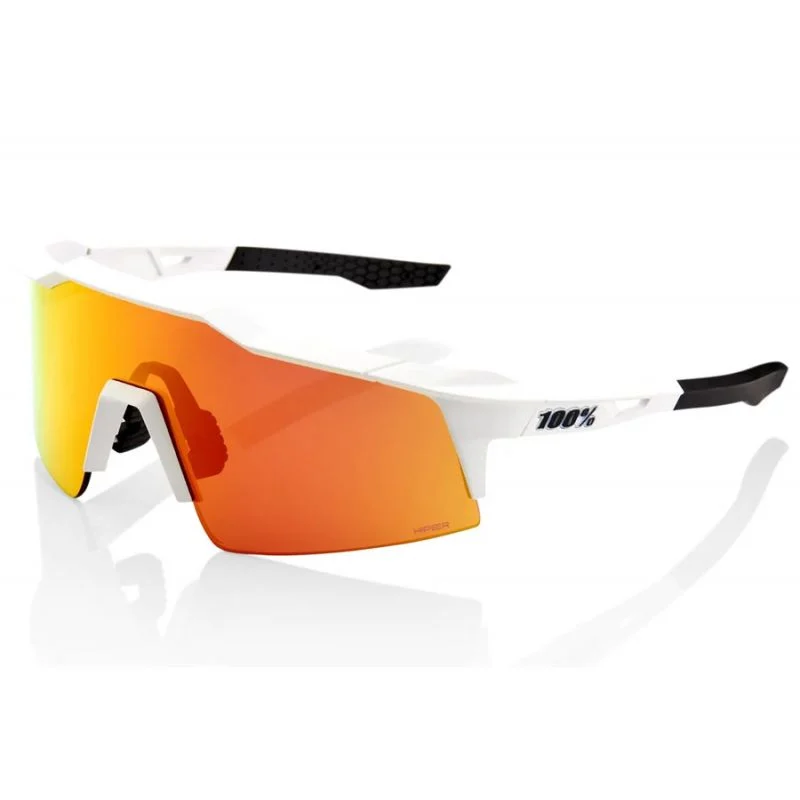 Glasses 100% Speedcraft SL Soft Tact - White/Orange