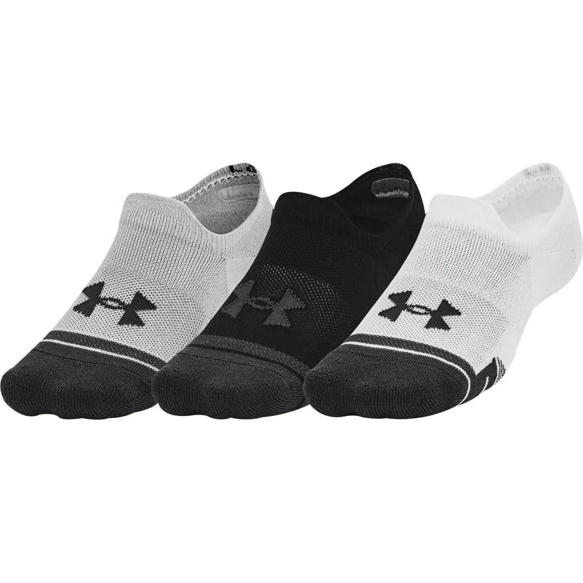Performance Tech (3 Pack) Ultra Low Tab Socks - Grey