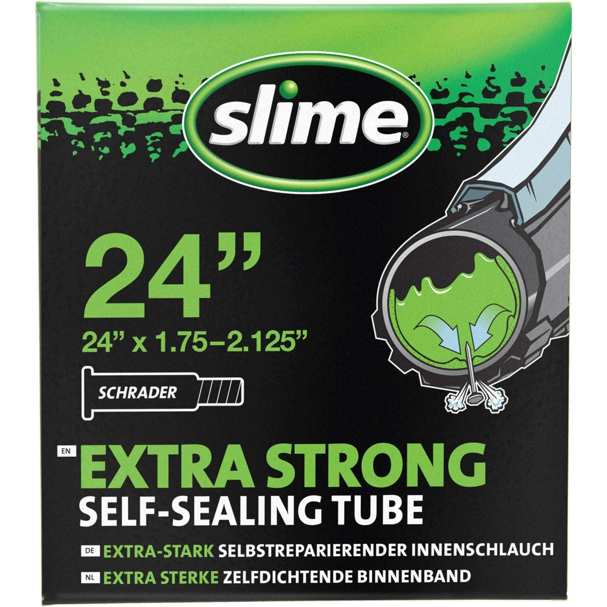 Smart Self Sealing Inner Tube 24 x 1.75 2.125 Schrader Valve